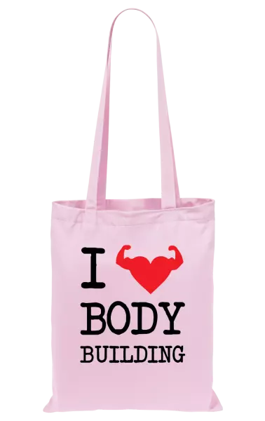Látková taška I love bodybuilding