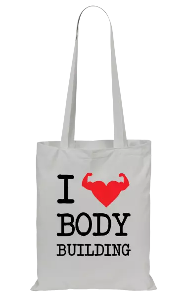 Látková taška I love bodybuilding