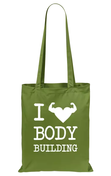 Látková taška I love bodybuilding