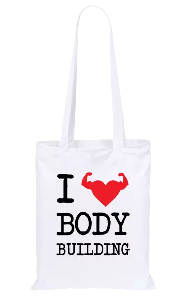 Látková taška I love bodybuilding