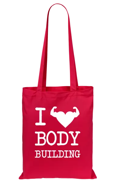 Látková taška I love bodybuilding