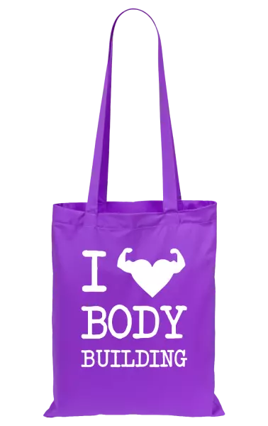 Látková taška I love bodybuilding