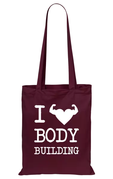 Látková taška I love bodybuilding