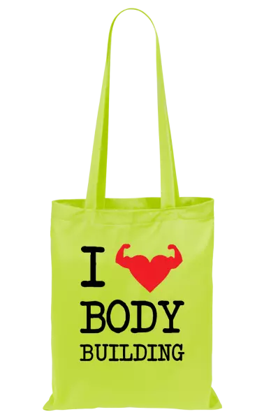 Látková taška I love bodybuilding
