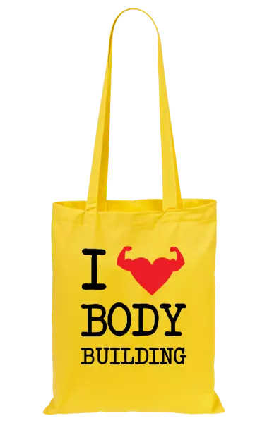 Látková taška I love bodybuilding
