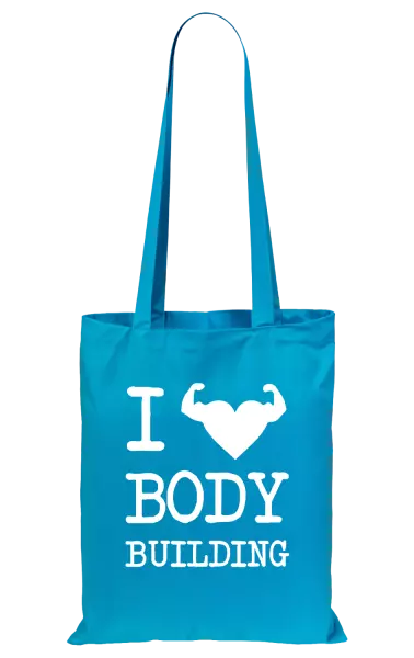 Látková taška I love bodybuilding