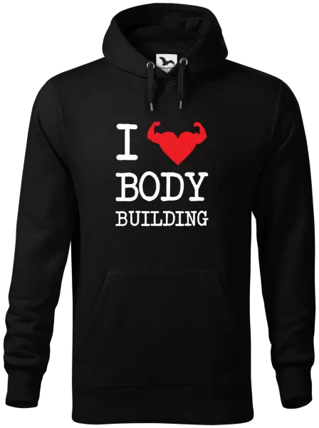 Pánská mikina I love bodybuilding