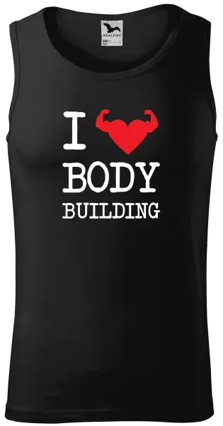 Pánské tílko I love bodybuilding