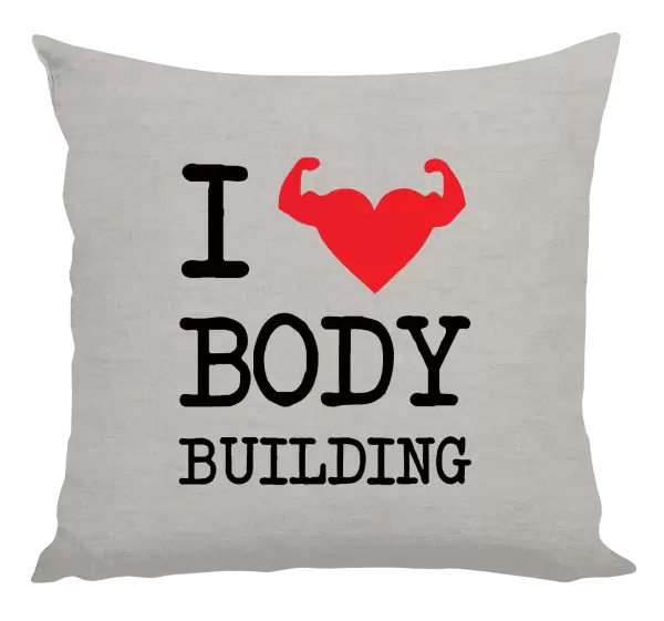 Polštář I love bodybuilding