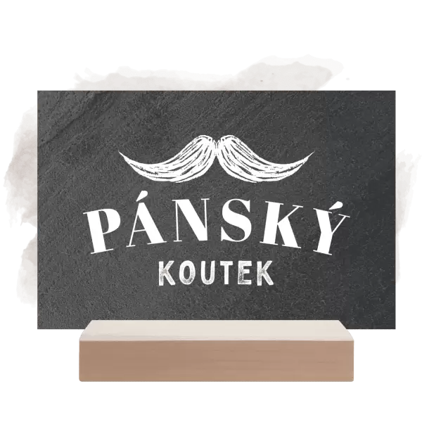 Kamenná cedulka Pánský koutek ROBBIE