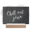 Kamenná cedulka Chill out zóna