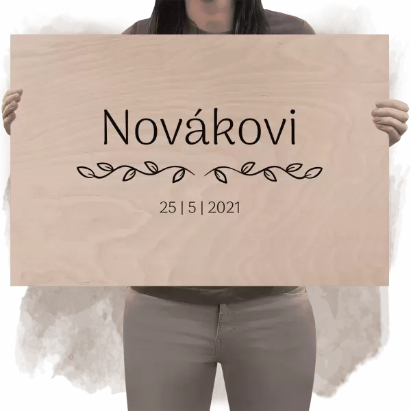 Překližková cedule na podpisy RITA