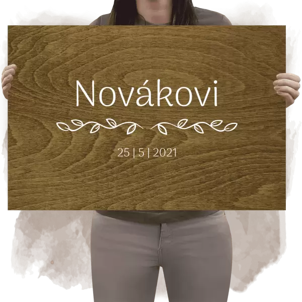 Překližková cedule na podpisy RITA