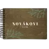 Dřevěné svatební album TARA