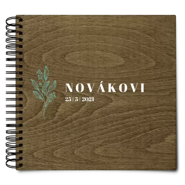 Dřevěné svatební album ULA
