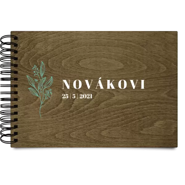 Dřevěné svatební album ULA