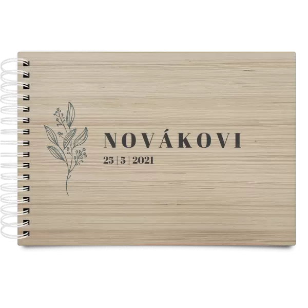 Dřevěné svatební album ULA