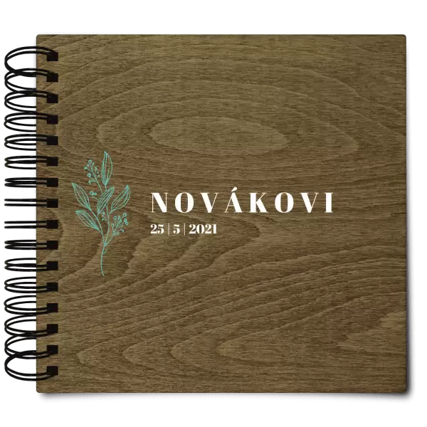 Dřevěné svatební album ULA