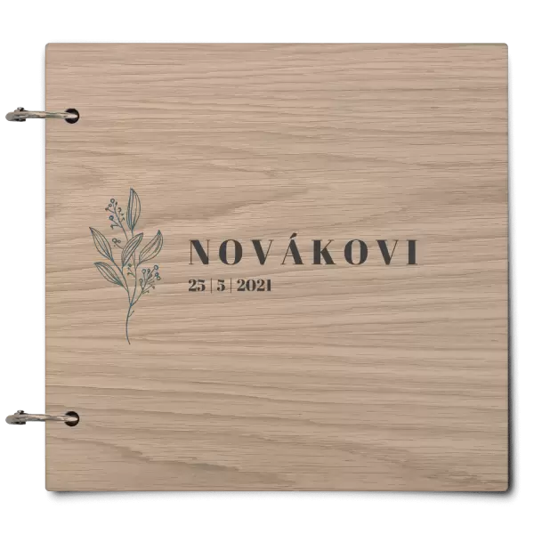 Dřevěné svatební album ULA