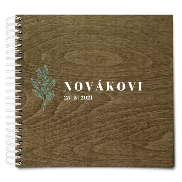 Dřevěné svatební album ULA