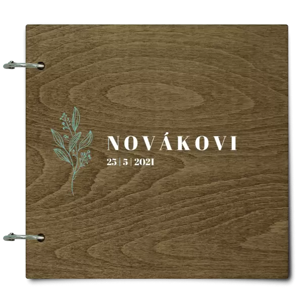 Dřevěné svatební album ULA
