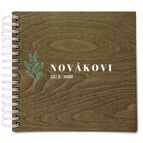 Dřevěné svatební album ULA