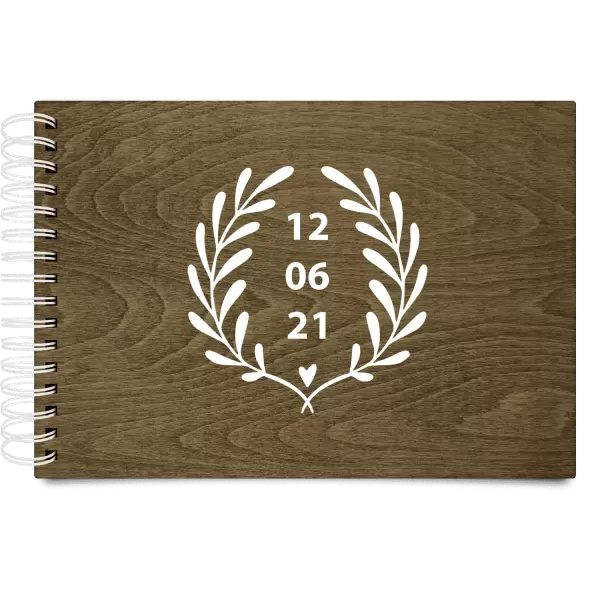 Dřevěné svatební album WALY