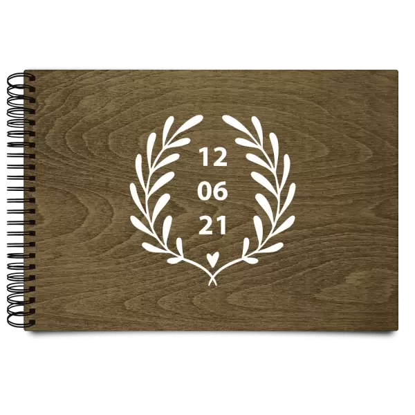 Dřevěné svatební album WALY