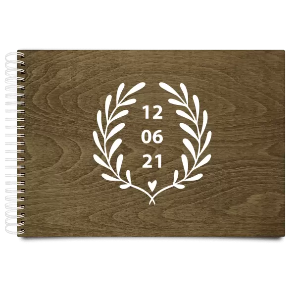 Dřevěné svatební album WALY