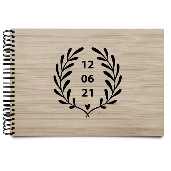 Dřevěné svatební album WALY