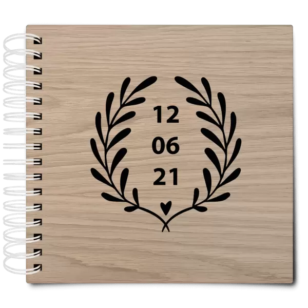 Dřevěné svatební album WALY