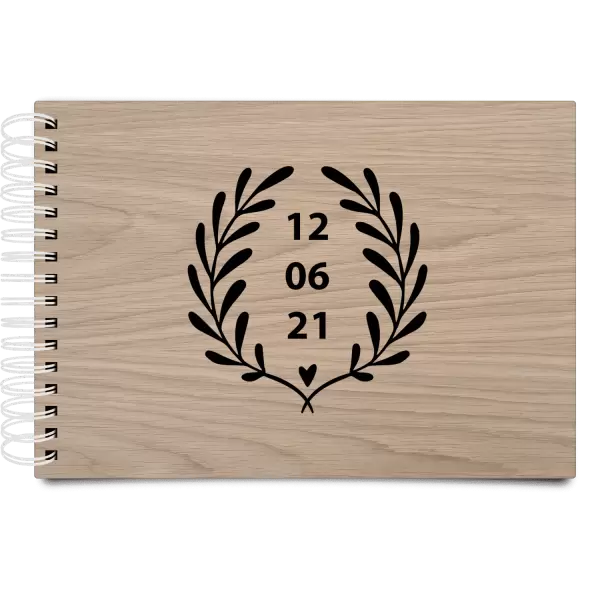 Dřevěné svatební album WALY