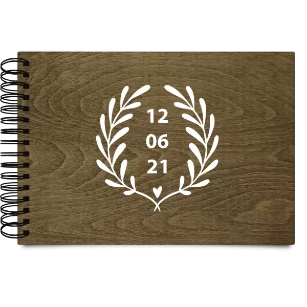 Dřevěné svatební album WALY