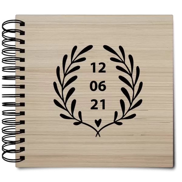 Dřevěné svatební album WALY