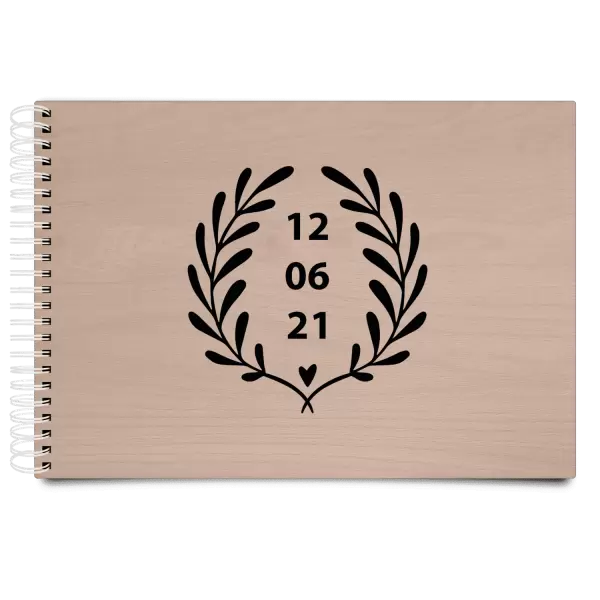 Dřevěné svatební album WALY