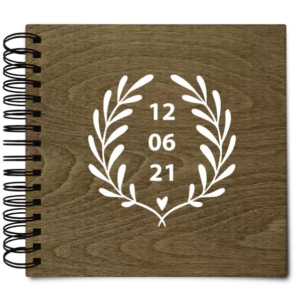 Dřevěné svatební album WALY