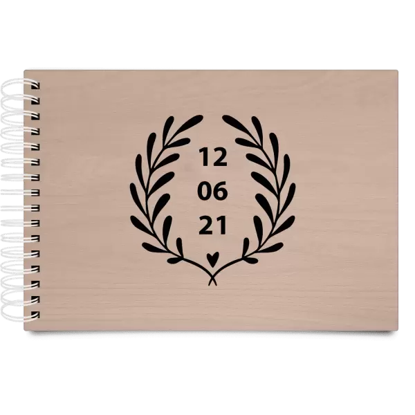 Dřevěné svatební album WALY