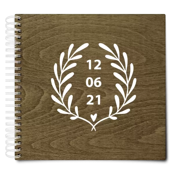 Dřevěné svatební album WALY