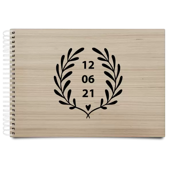 Dřevěné svatební album WALY