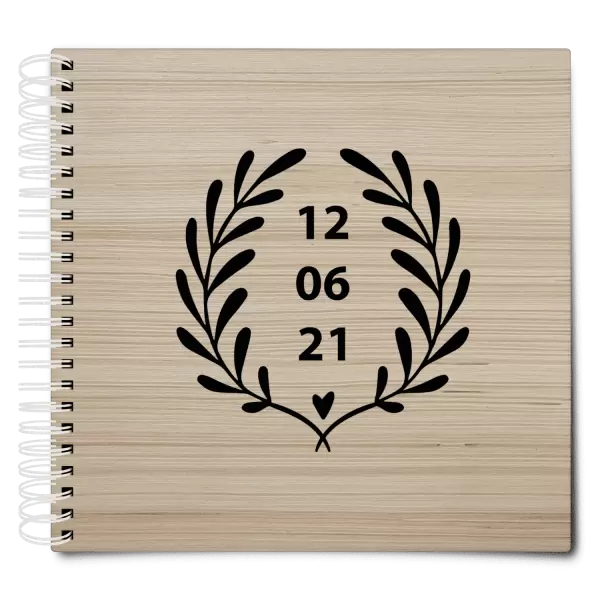 Dřevěné svatební album WALY