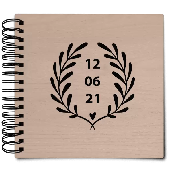 Dřevěné svatební album WALY