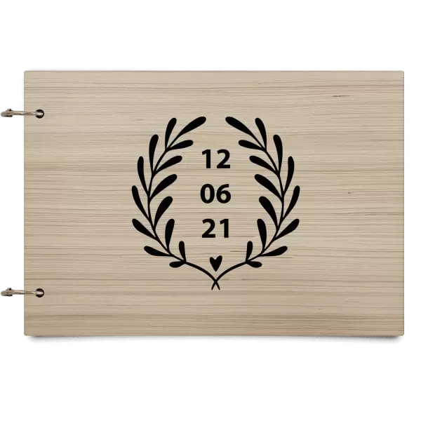 Dřevěné svatební album WALY