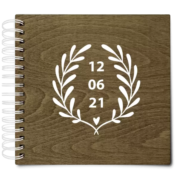 Dřevěné svatební album WALY