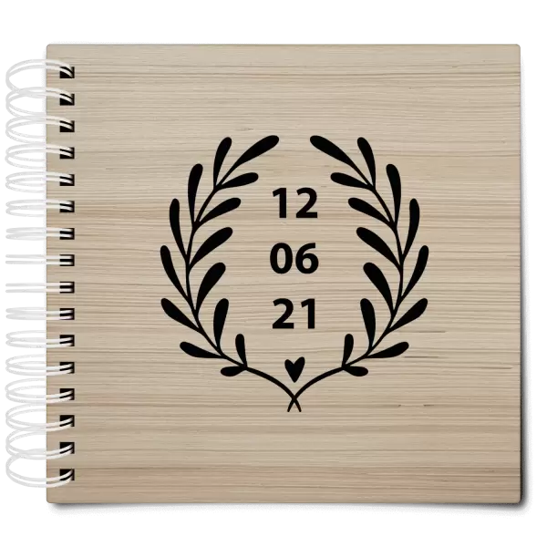 Dřevěné svatební album WALY