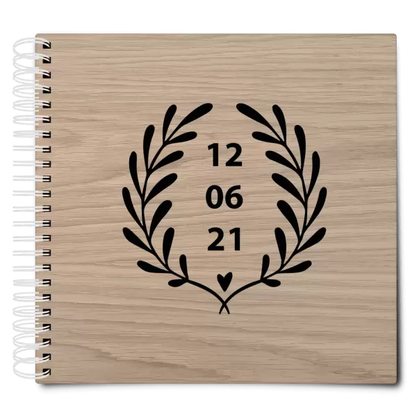 Dřevěné svatební album WALY