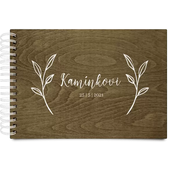 Dřevěné svatební album ZOLA