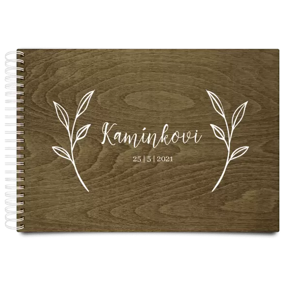 Dřevěné svatební album ZOLA