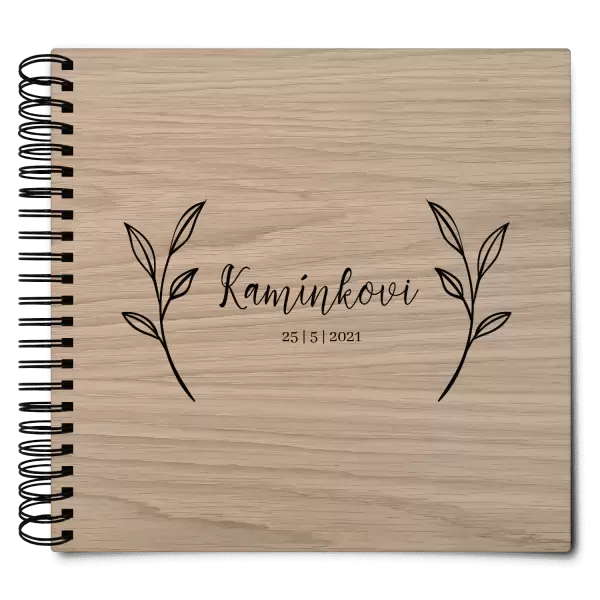 Dřevěné svatební album ZOLA