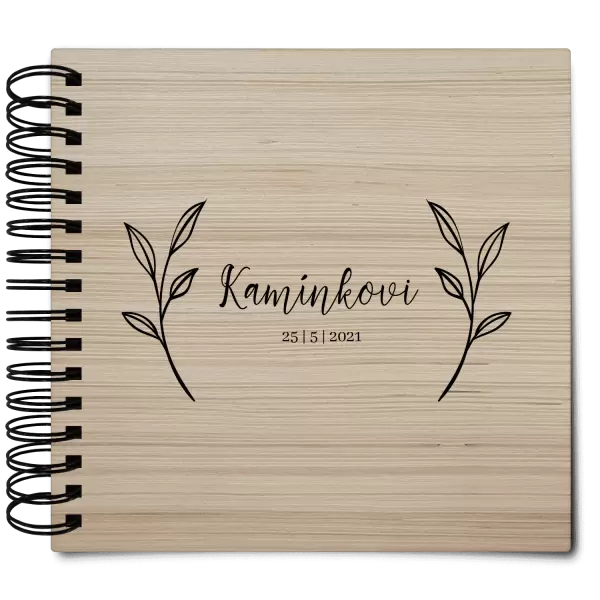 Dřevěné svatební album ZOLA