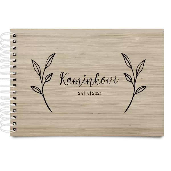 Dřevěné svatební album ZOLA